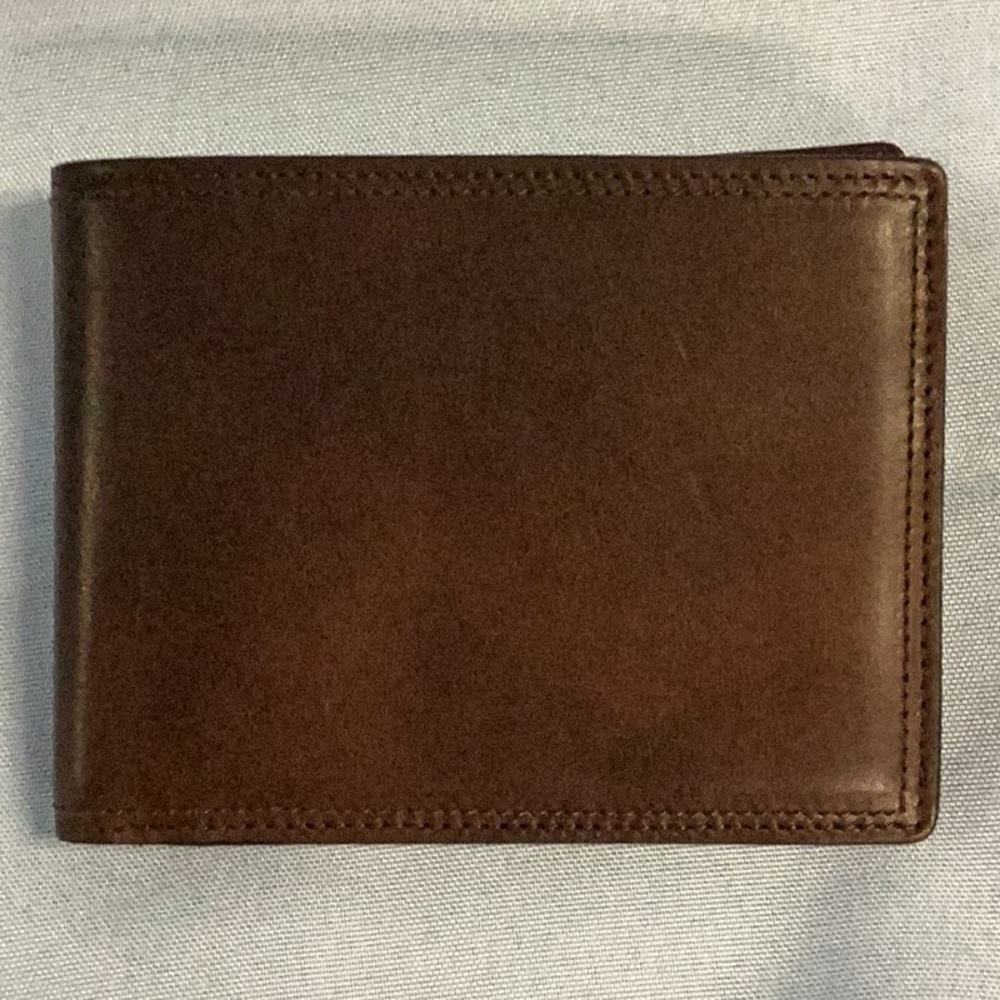 Bosca Brown Leather Wallet plus Card Holder